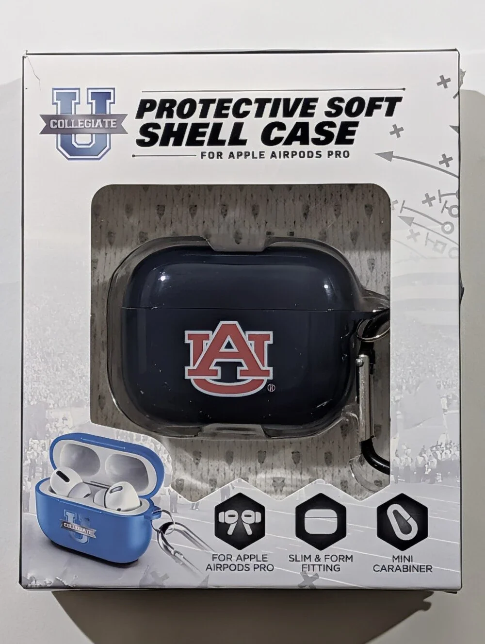 SOAR NCAA Auburn Tigers AirPods Pro Protective Soft Shell Case NIB